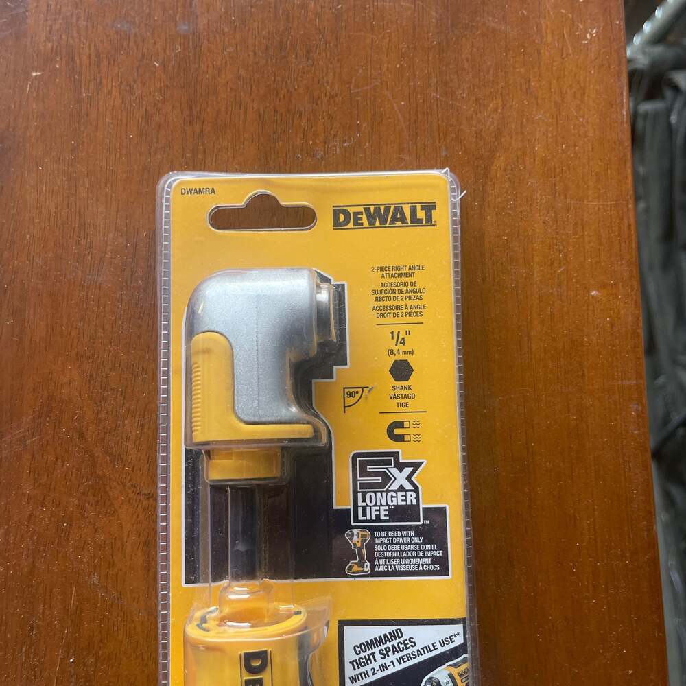 DEWALT MAXFIT 2-Piece Right Angle Attachment 1/4" Shank DWAMRA - Picture 2 of 5
